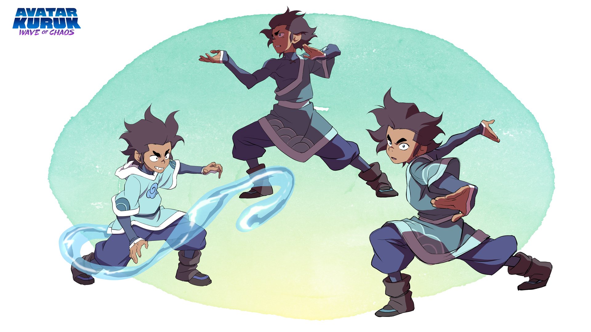 Character art of Kuruk showing a range of expressions.