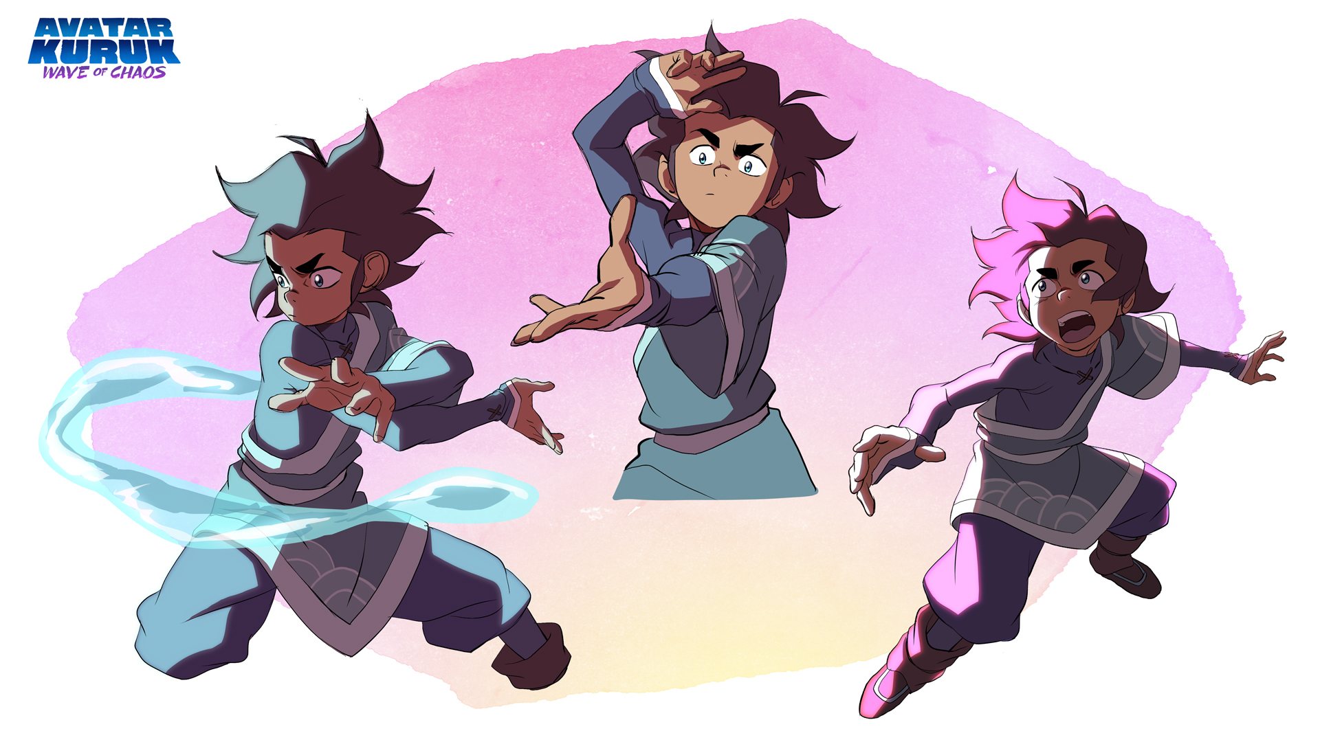 Character art of Kuruk showing a range of expressions.