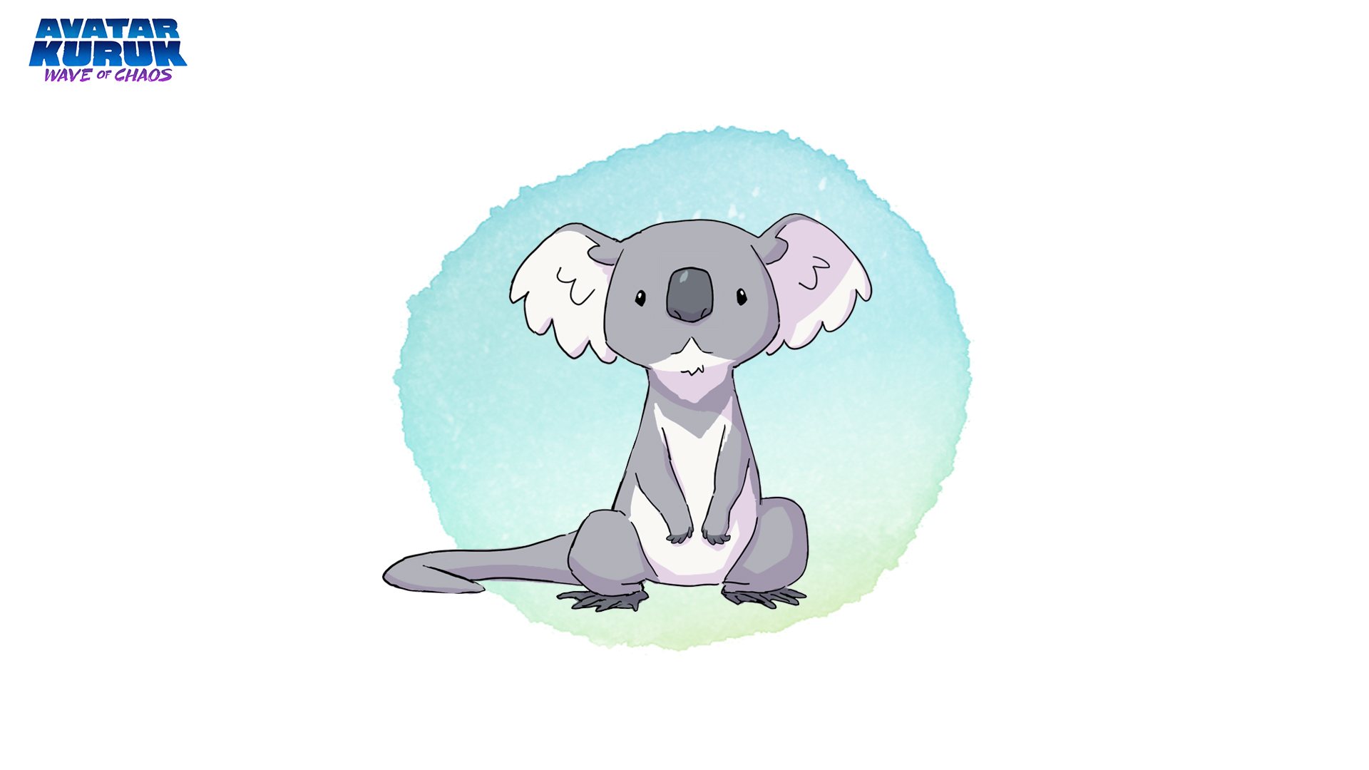 Character art of Nikik, a koala-otter.