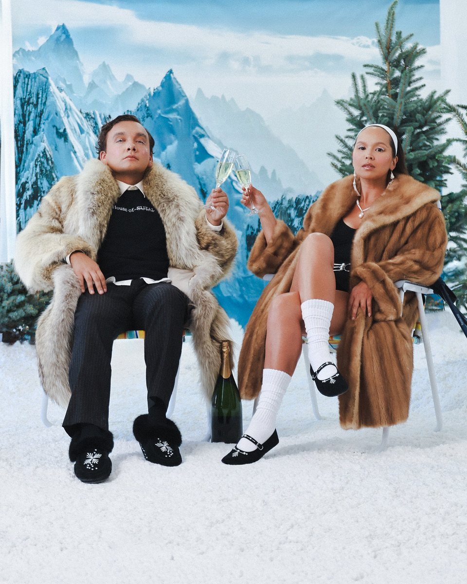 A photo from the House of Sutai x Manitobah campaign.