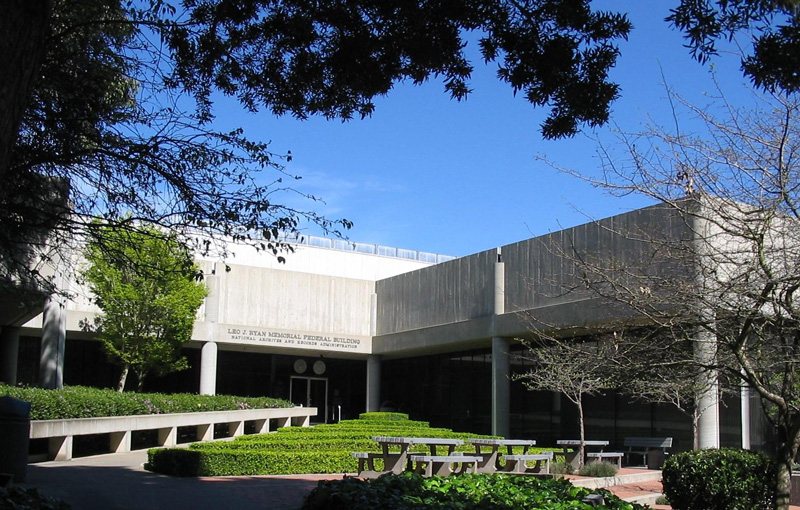The Leo J. Ryan Federal Building in San Bruno, California, home of the National Archives at San Francisco.